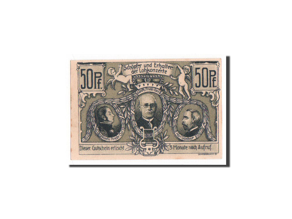 Banknote, Germany, Sondershausen, 50 Pfennig, 1921, UNC(65-70), Mehl:1241.4a