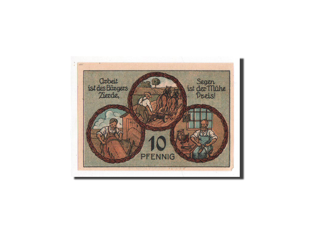 Banknote, Germany, Stadtilm, 10 Pfennig, 1921, UNC(65-70), Mehl:1250.1