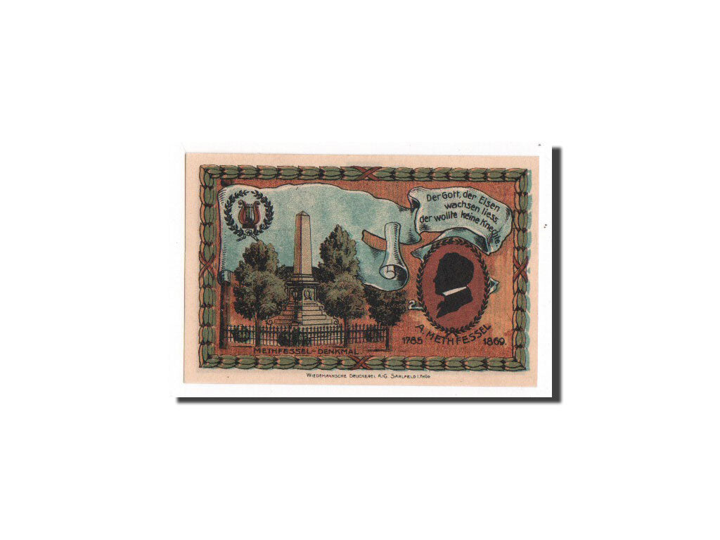 Banknote, Germany, Stadtilm, 5 Pfennig, 1921, UNC(65-70), Mehl:1250.1