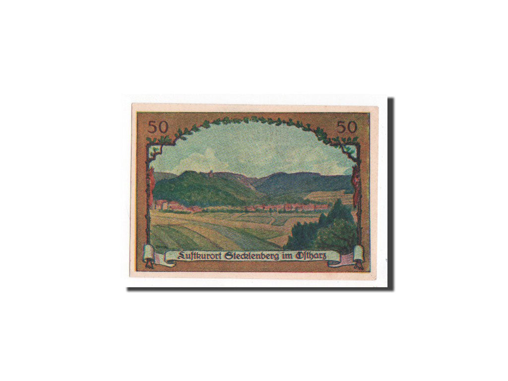 Banknote, Germany, Stecklenberg, 50 Pfennig, 1921, UNC(65-70), Mehl:1258.1a