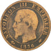 Moneda, Francia, Napoleon III, Napoléon III, 5 Centimes, 1856, Paris, BC