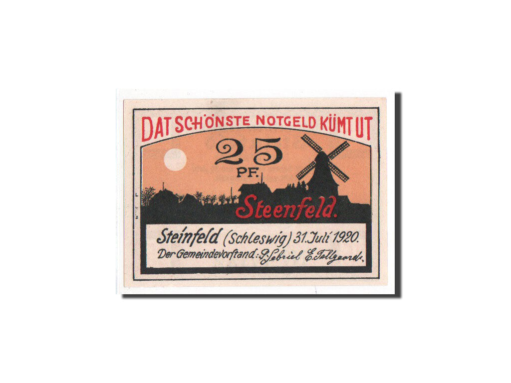 Banknote, Germany, Schleswig-Holstein, 25 Pfennig, 1920, UNC(65-70), Mehl:1262.4