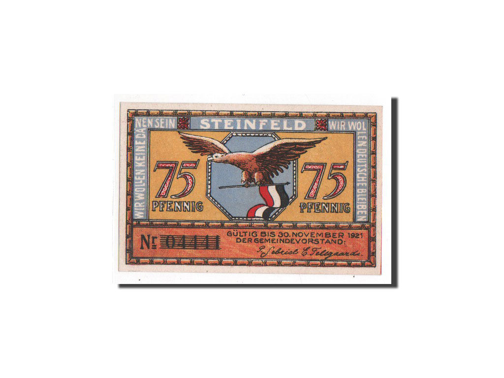 Banknote, Germany, Schleswig-Holstein, 75 Pfennig, UNC(65-70), Mehl:1262.6