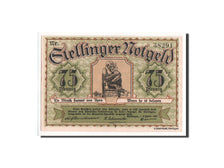 Biljet, Duitsland, Stellingen Gemeinde, 75 Pfennig, 1920, NIEUW, Mehl:1262.1