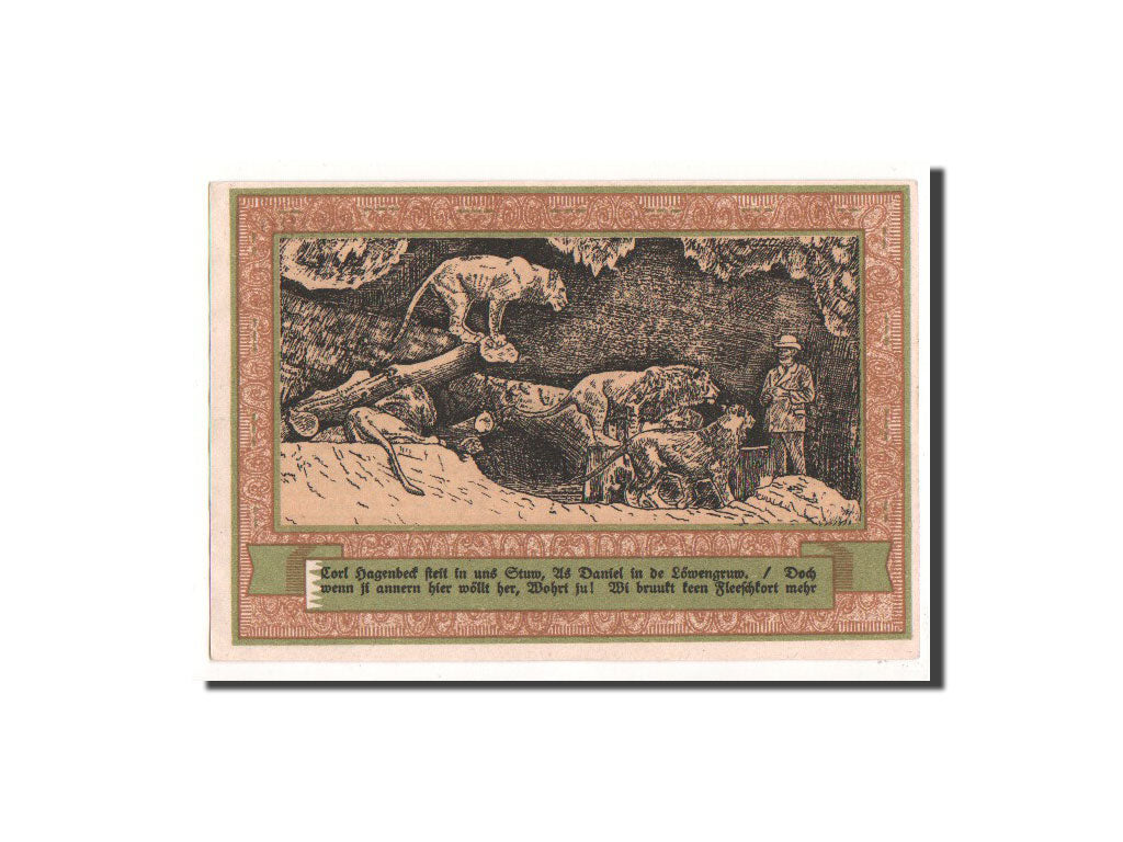 Biljet, Duitsland, Stellingen Gemeinde, 75 Pfennig, 1920, NIEUW, Mehl:1262.1