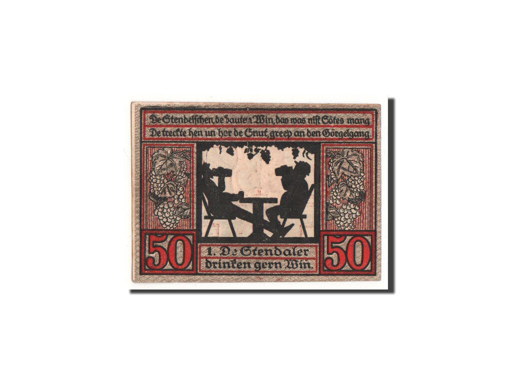 Banknote, Germany, Stendal, 50 Pfennig, 1921, UNC(65-70), Mehl:1267.1
