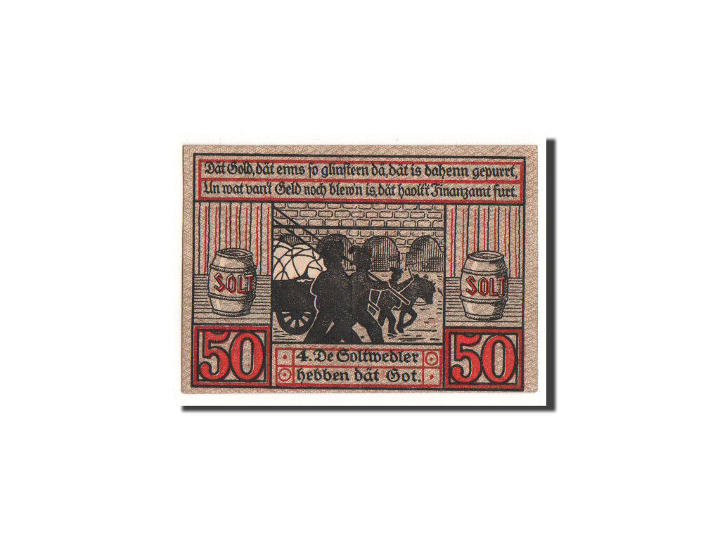 Banknote, Germany, Stendal, 50 Pfennig, 1921, UNC(65-70), Mehl:1267.1