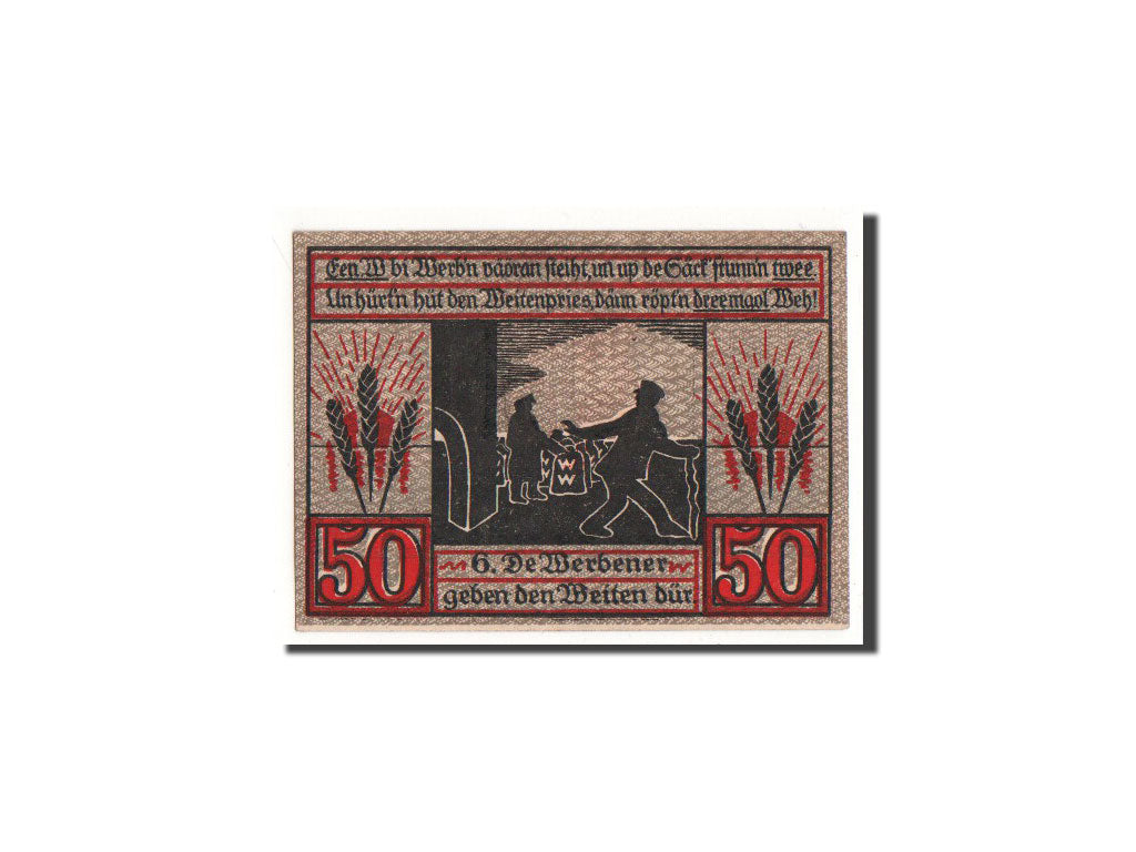Banknote, Germany, Stendal, 50 Pfennig, 1921, UNC(65-70), Mehl:1267.1