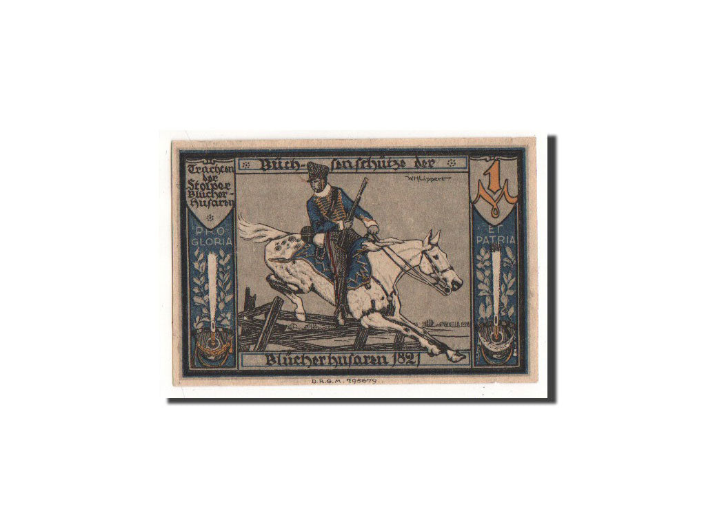 Germany Stolp 1 Mark O.D  UNC(65-70) 053349 Mehl:1275.3a