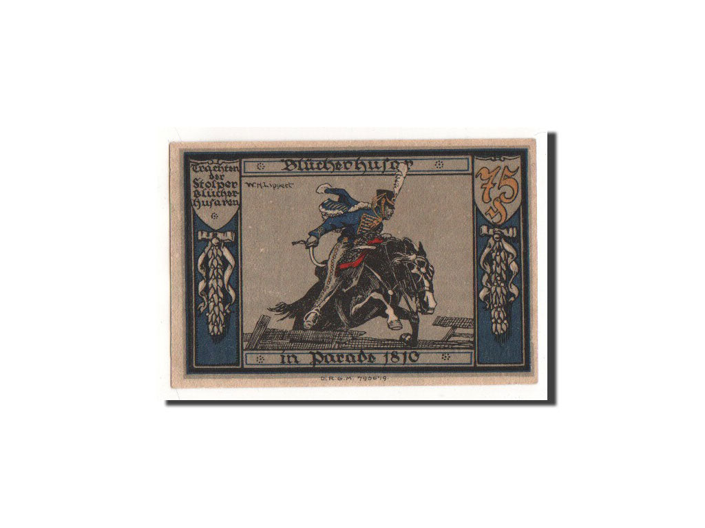 Banknote, Germany, Stolp, 75 Pfennig, O.D, Undated, UNC(65-70), Mehl:1275.3a
