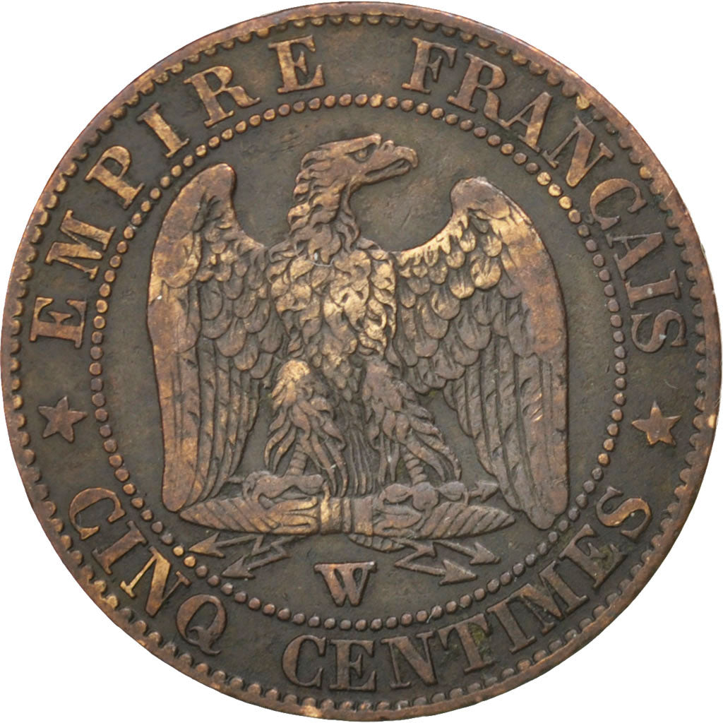 Münze, Frankreich, Napoleon III, Napoléon III, 5 Centimes, 1856, Lille, S