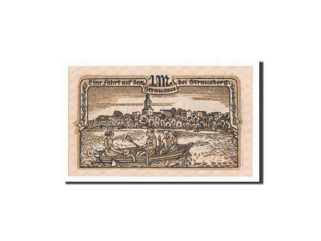Banconote, Germania, Strausberg, 1 Mark, 1921, 1921-09-01, FDS, Mehl:1281.1