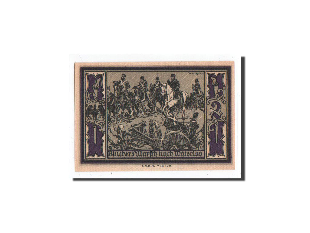 Banknote, Germany, Stolp, 2 Mark, O.D, Undated, UNC(65-70), Mehl:1275.5a