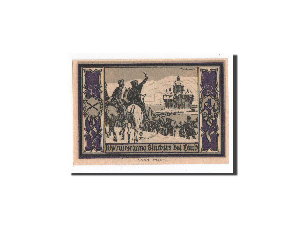 Banknote, Germany, Stolp, 1 Mark, O.D, Undated, UNC(65-70), Mehl:1275.5a