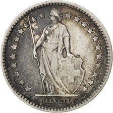 Svizzera, Franc, 1876, Bern, BB, Argento, KM:24