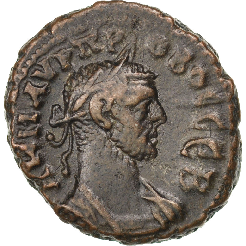 Coin, Probus, Tetradrachm, Alexandria, AU(50-53), Billon