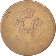 Russia, Nicholas I, Kopek, 1842, Suzun, B, Rame, KM:144.4