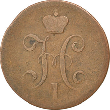 RUSSIA, 2 Kopeks, 1841, Saint-Petersburg, KM #145.3, F(12-15), Copper, 19.89
