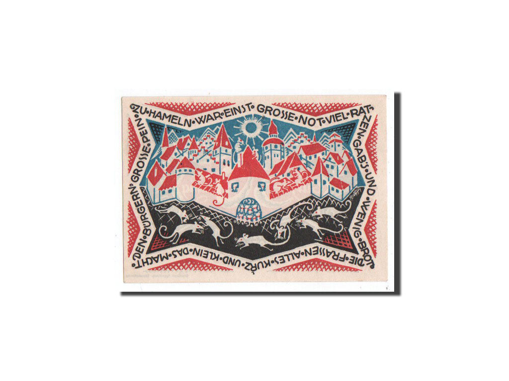 Banknote, Germany, Hameln, 50 Pfennig, 1921, 1921-09-01, UNC(65-70), Mehl:566.2a