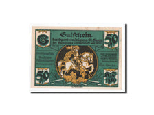 Banknote, Germany, Hamburg, 50 Pfennig, Swan, 1921, 1921-09-01, UNC(65-70)