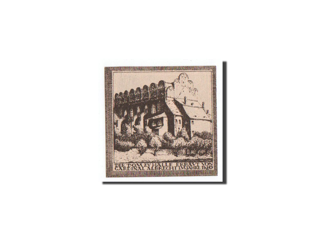 Banknote, Germany, Halle a.d. Saale, 10 Pfennig, Domzuhalle, O.D, Undated