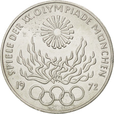 Münze, Bundesrepublik Deutschland, 10 Mark, 1972, Karlsruhe, UNZ, Silber
