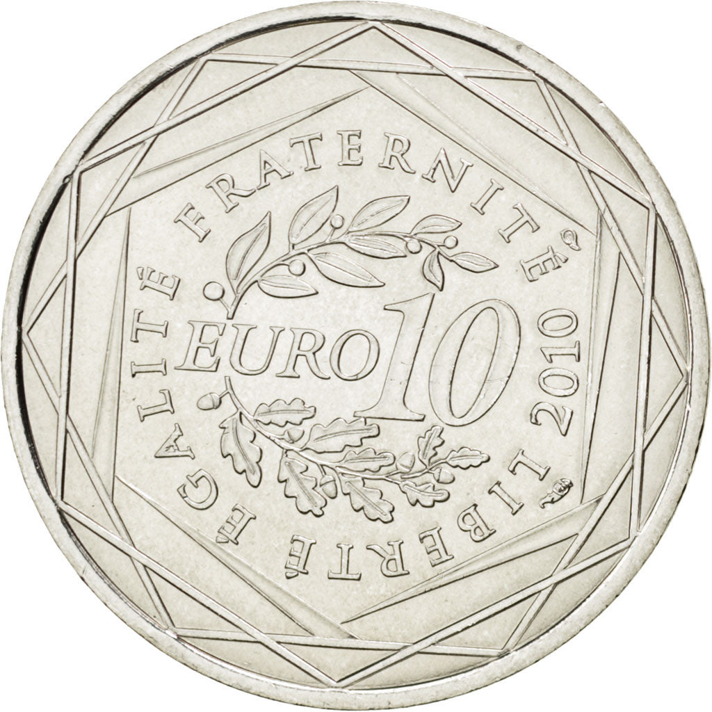 Vème République, 10 Euro des Régions, Bretagne, 2010, KM 1648