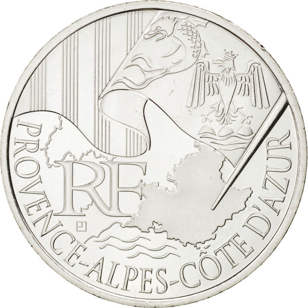 Francia, 10 Euro, 2010, SPL, Argento, KM:1668