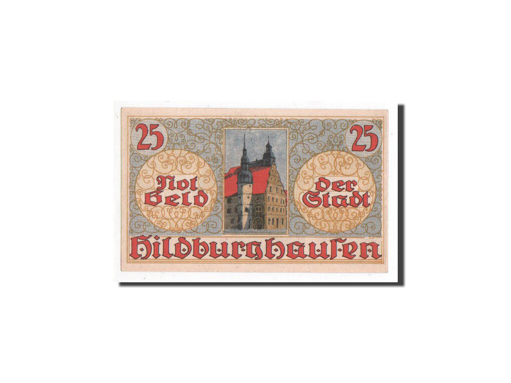 Banknote, Germany, Hildburghausen, 25 Pfennig, Ecusson, O.D, Undated