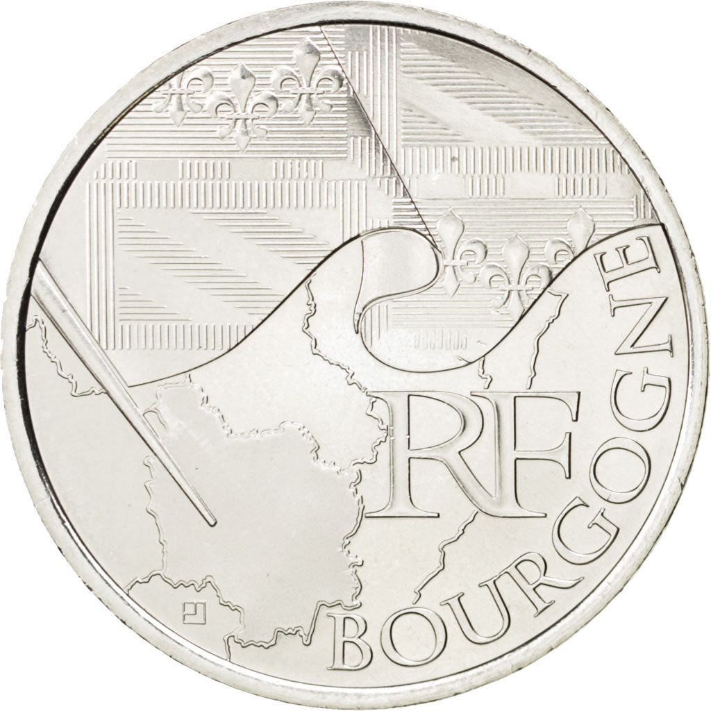Vème République, 10 Euro des Régions, Bourgogne, 2010, KM 1649
