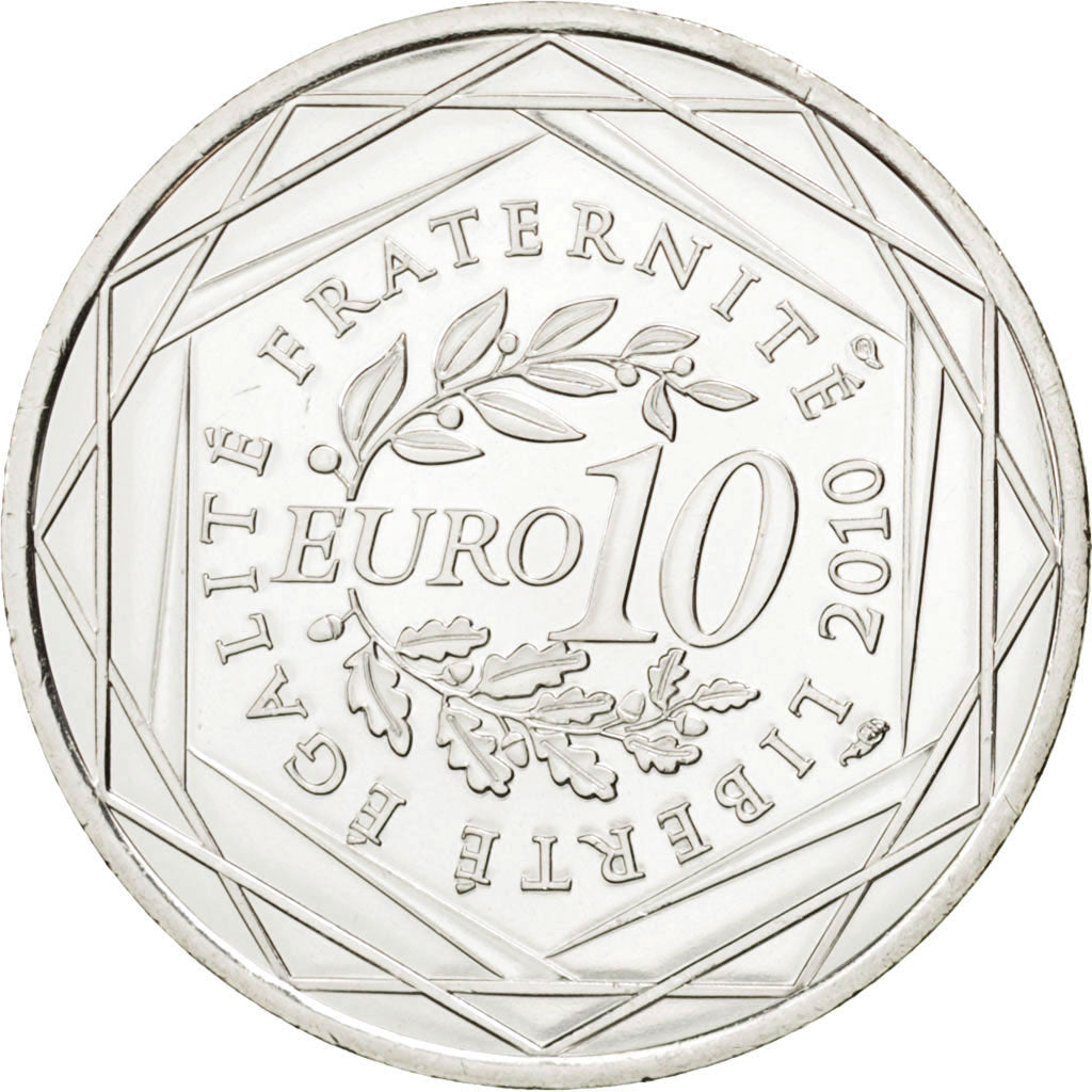 Vème République, 10 Euro des Régions, Corse, 2010, KM 1658