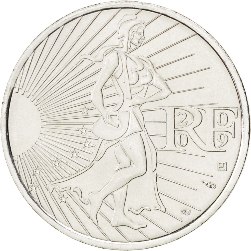 Vème République, 10 Euro Semeuse, 2009, KM 1580