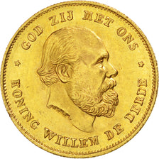 Pays-Bas, William III, 10 Gulden, 1875, KM 105
