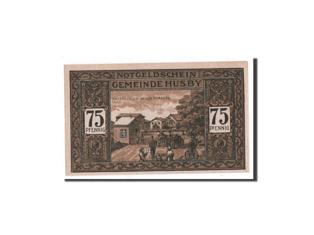 Germany, Husby, 75 Pfennig, vélo, Undated, UNC(65-70), Mehl:637.1a