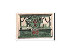 Banknote, Germany, Halle a.d. Saale, 50 Pfennig, statue, 1921, 1921-11-06