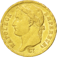 FRANCE, Napoléon I, 20 Francs, 1812, Paris, KM #695.1, AU(50-53), Gold, Gadoury 