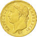 FRANCE, Napoléon I, 20 Francs, 1812, Paris, KM #695.1, AU(50-53), Gold, Gadoury 