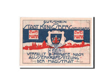 Banconote, Germania, Königsberg N. M, 2 Mark, chevalier, O.D, Undated, FDS