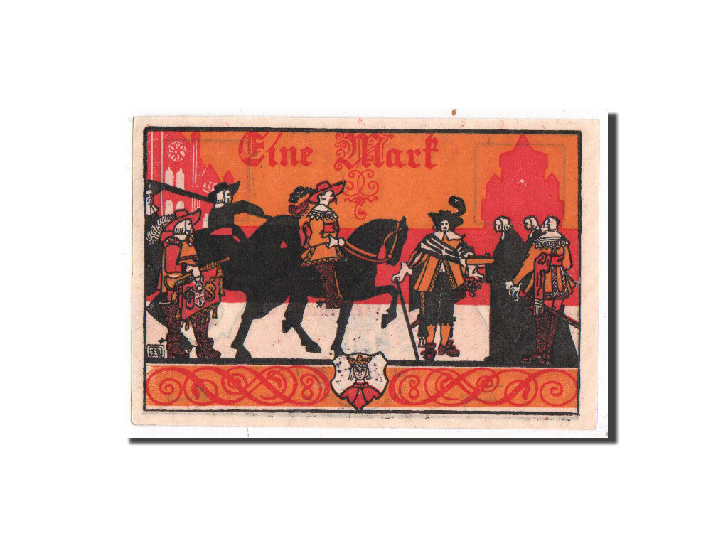 Banknote, Germany, Königsberg N. M, 1 Mark, chevalier, O.D, Undated