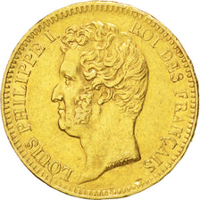 Louis Philippe Ier, 20 Francs or tête nue, 1831 A, Paris, tranche en relief, G..