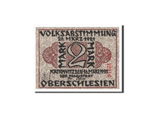 Banconote, Germania, Kattowitz, 2 Mark, machine 2, 1921, 1921-03-16, FDS