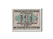 Banconote, Germania, Kattowitz, 1 Mark, machine, 1921, 1921-03-16, FDS
