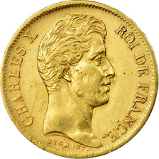 Munten, Frankrijk, Charles X, 40 Francs, 1830, Paris, ZF+, Goud, KM:721.1