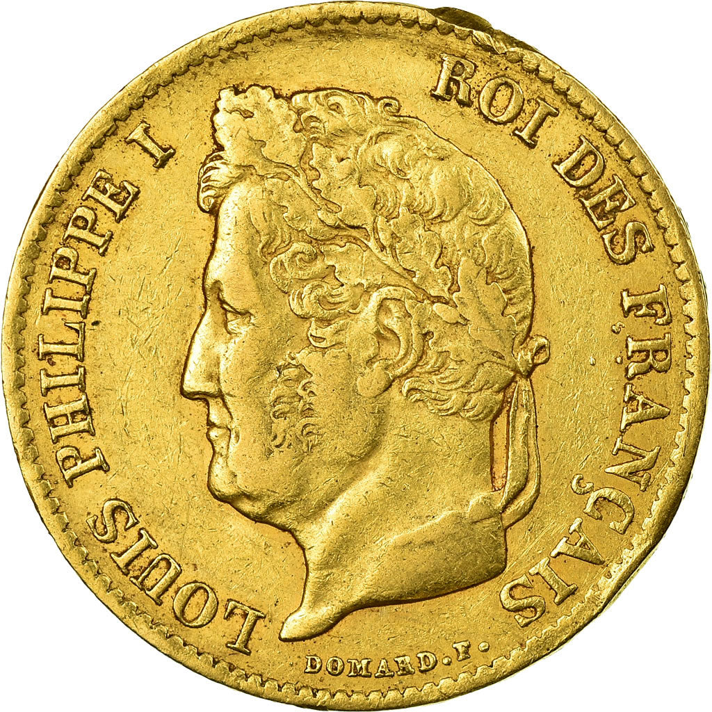 Coin, France, Louis-Philippe, 40 Francs, 1834, Paris, EF(40-45), Gold, KM:747.1