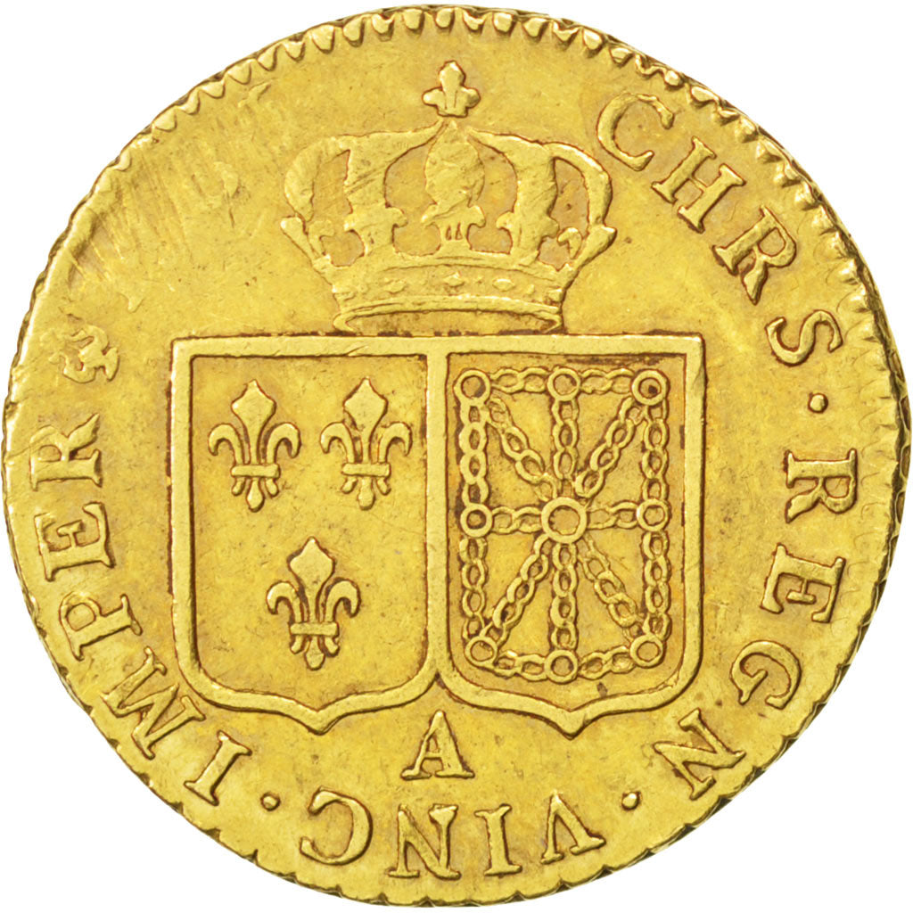 Louis XVI, Louis d'or à la tête nue, 1786 A, Paris, Gadoury 361