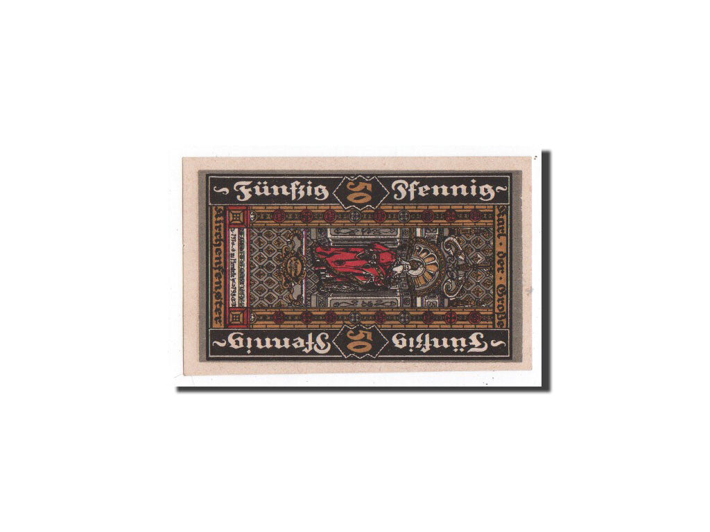 Banknote, Germany, Herstelle, 50 Pfennig, personnage, 1921, 1921-11-01