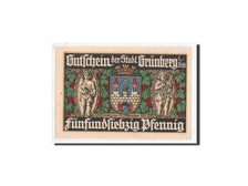 Banknote, Germany, Grunberg Stadt, 75 Pfennig, paysage, O.D, Undated