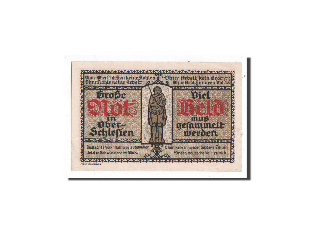 Banknote, Germany, Halberstadt, 50 Pfennig, chevalier, 1921, 1921-09-11