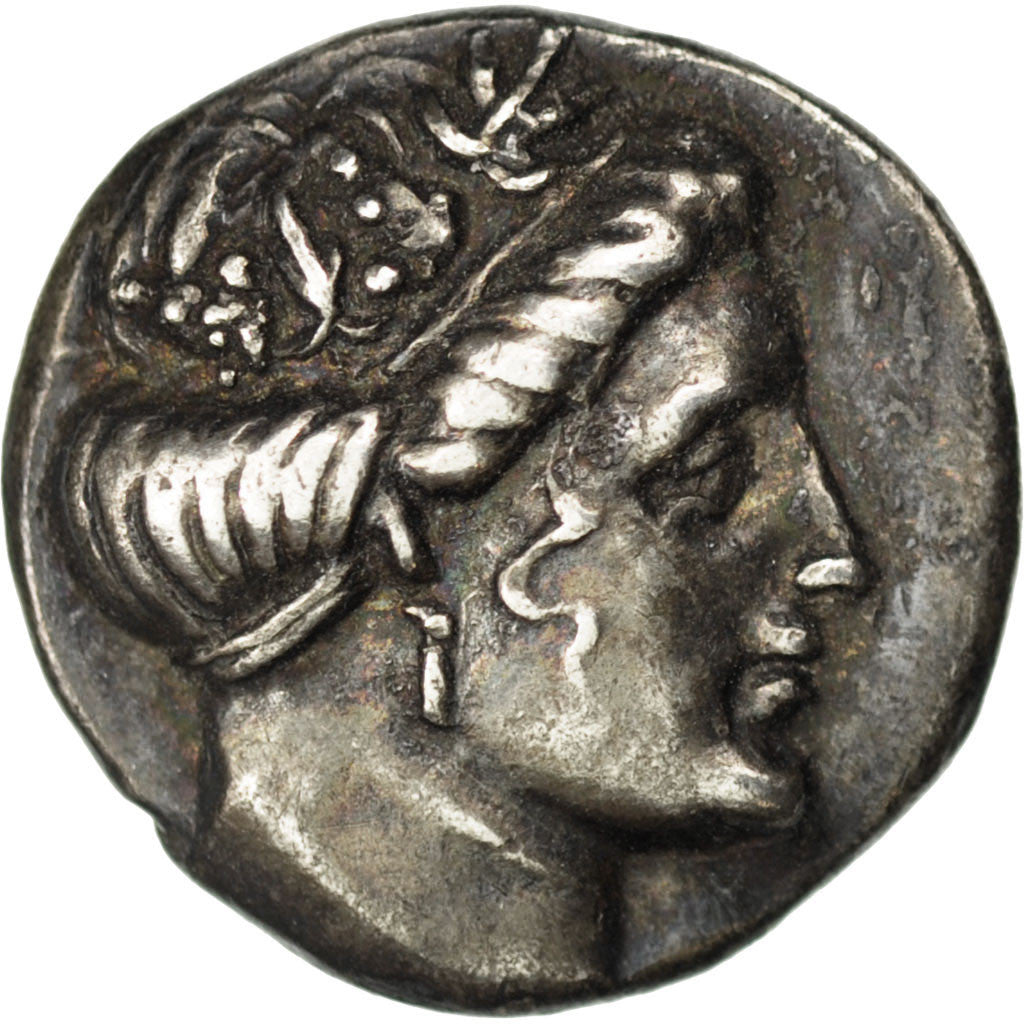 Munten, Evia, Istiaia, Tetrobol, PR, Zilver, BMC:61