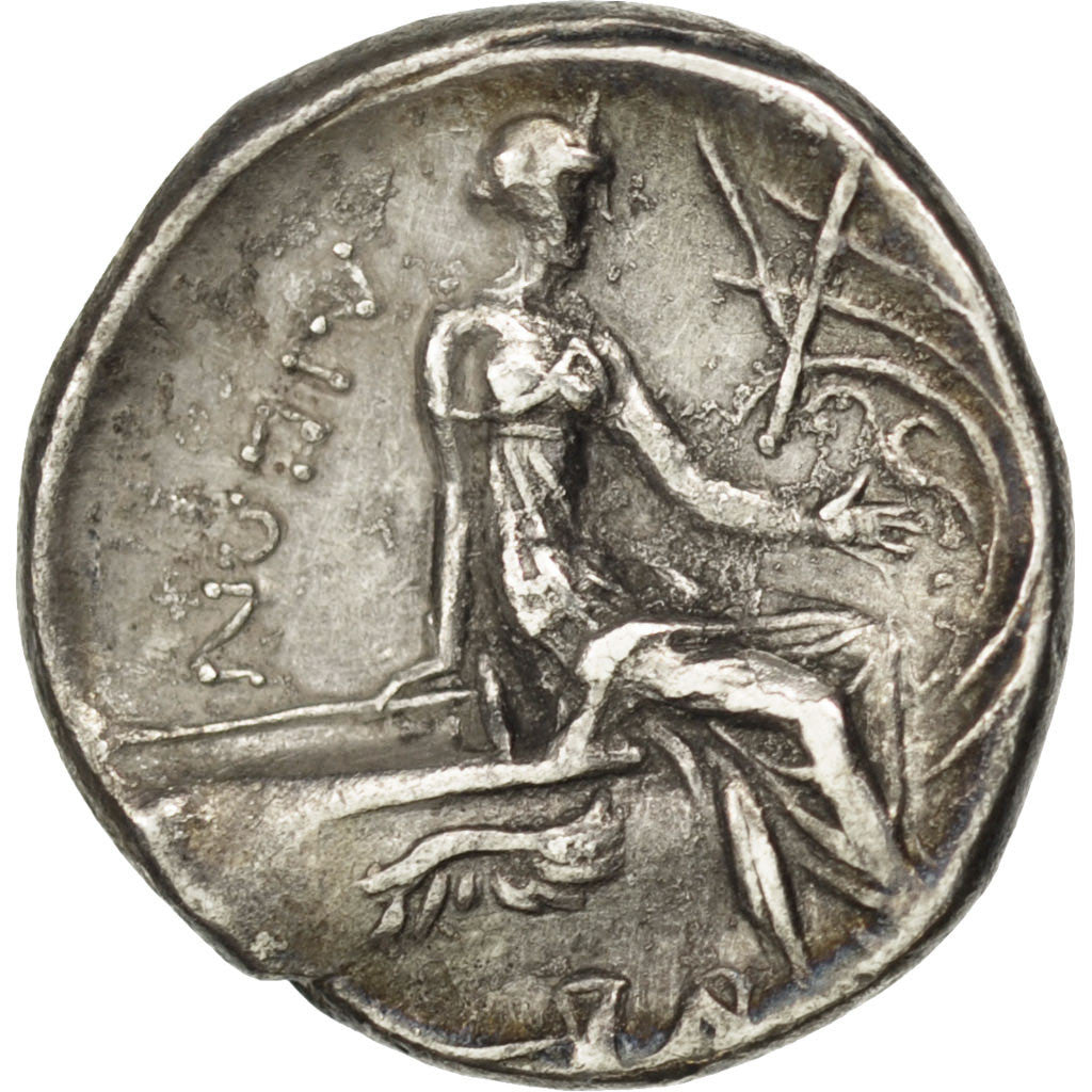 Munten, Evia, Istiaia, Tetrobol, PR, Zilver, BMC:61
